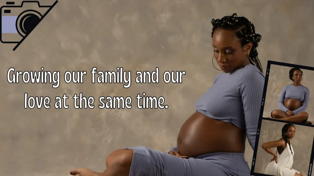 Loving Couple & Family Maternity Photo Captions