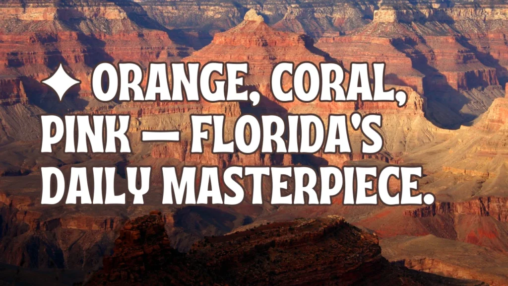 Short & Catchy Florida Captions for Instagram