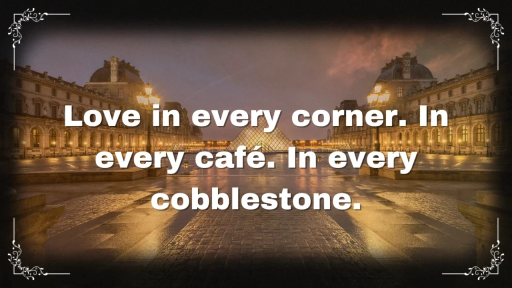 Romantic & Couple Paris Instagram Captions 💕