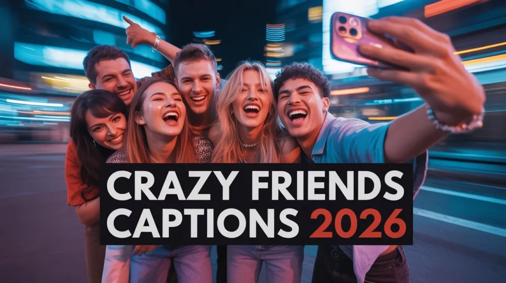 100+ Crazy Friends Captions for Instagram (All Categories)