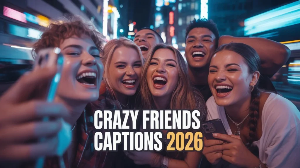 100+ Crazy Friends Captions for Instagram (2026 Edition)