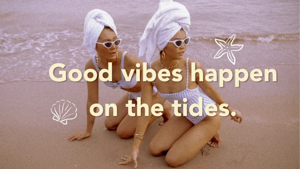 Beach Captions for Instagram With Friends & Crew