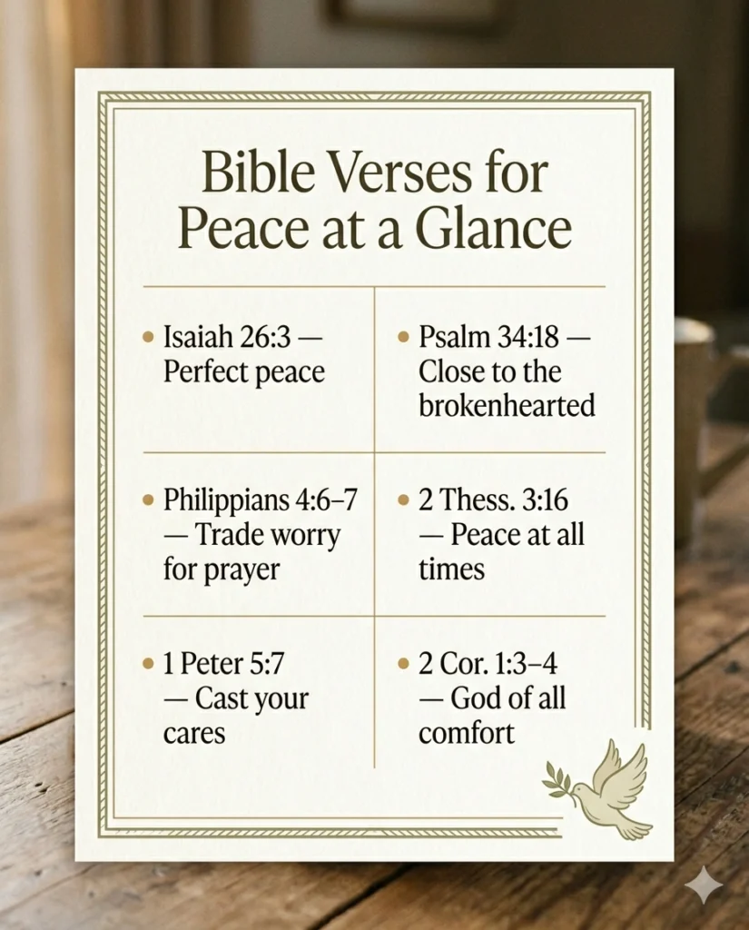 Prayers for Peace in Uncertainty and Stress