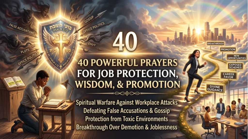 40 Powerful Prayers for Job Protection, Wisdom, and Promotion