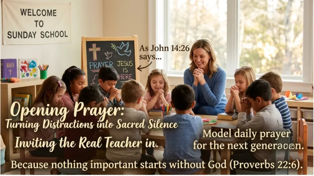 Why Opening Prayer Sets the Spiritual Tone for Every Sunday School Class