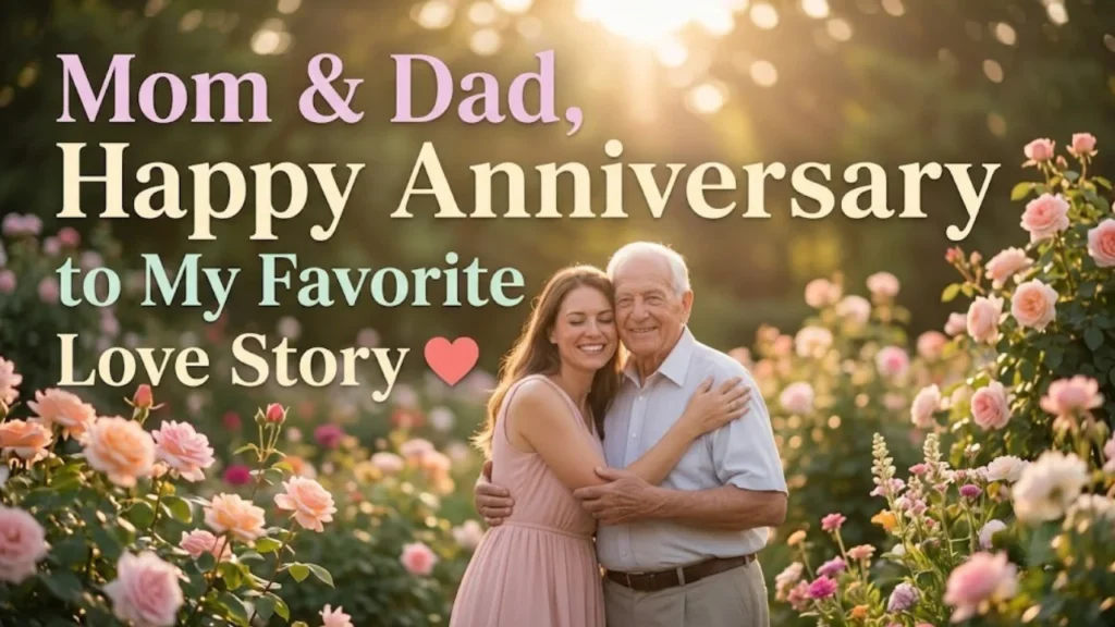 Anniversary Wishes for Parents by Milestone Year
