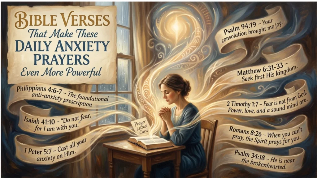 Bible Verses That Make These Daily Anxiety Prayers Even More Powerful