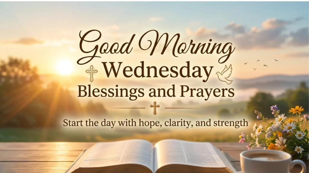 Good Morning Wednesday Blessings and Prayers