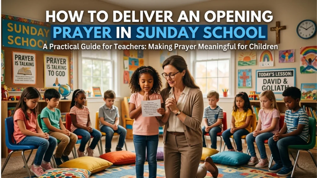 How to Deliver an Opening Prayer in Sunday School — A Practical Guide for Teachers