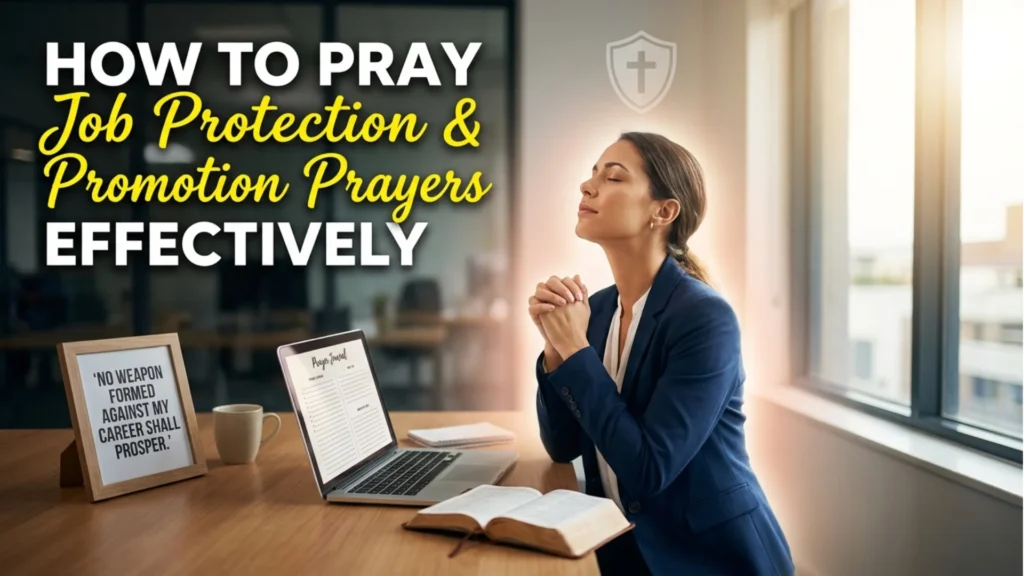 How to Pray These Job Protection and Promotion Prayers Effectively