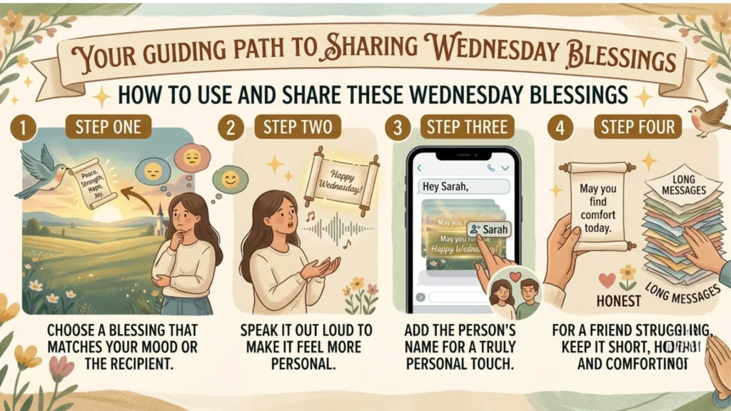How to Use and Share These Wednesday Blessings