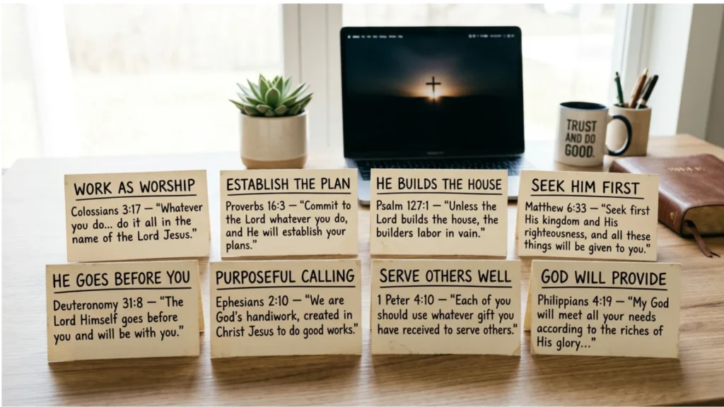 Key Scriptures to Pray Over Your Work or Business Every Day
