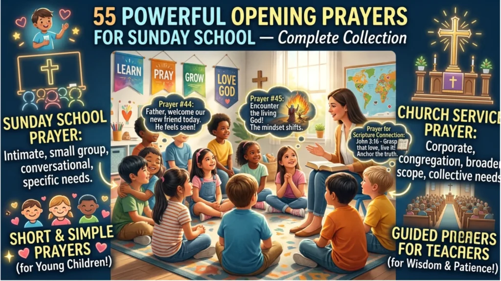 Opening Prayer Examples for Every Sunday School Scenario