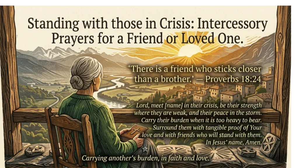 Prayers for a Friend or Loved One in Crisis