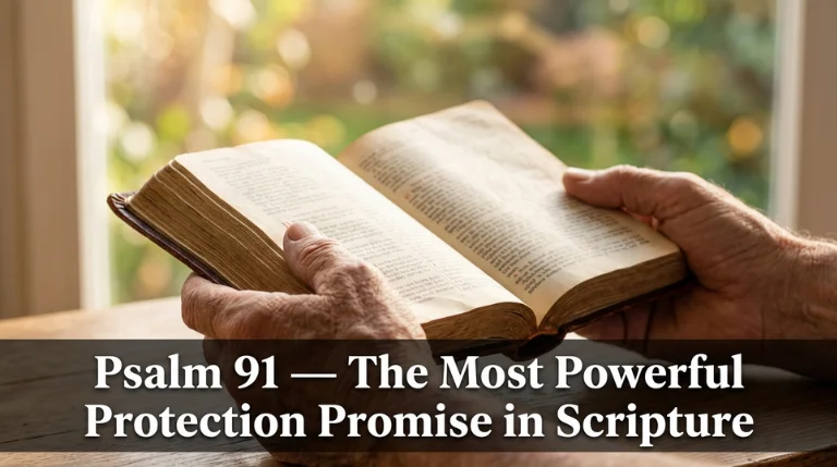 The Three Strongest Prayers for Protection in Scripture