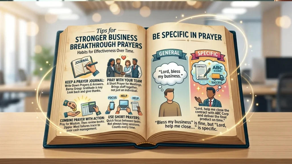 Tips for Stronger Business Breakthrough Prayers