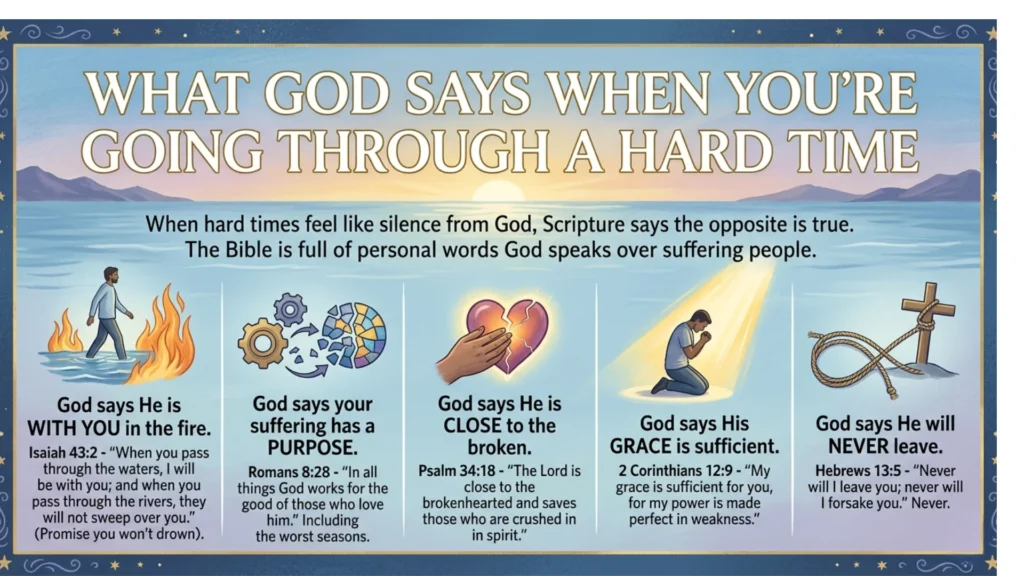 What God Says When You're Going Through a Hard Time