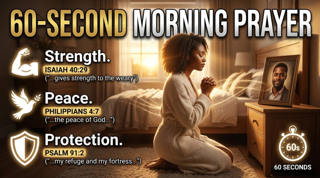 Good Morning Prayer for My Man's Protection and Safety