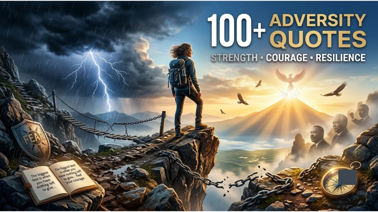 100+ Best Adversity Quotes to Inspire Strength, Courage & Resilience