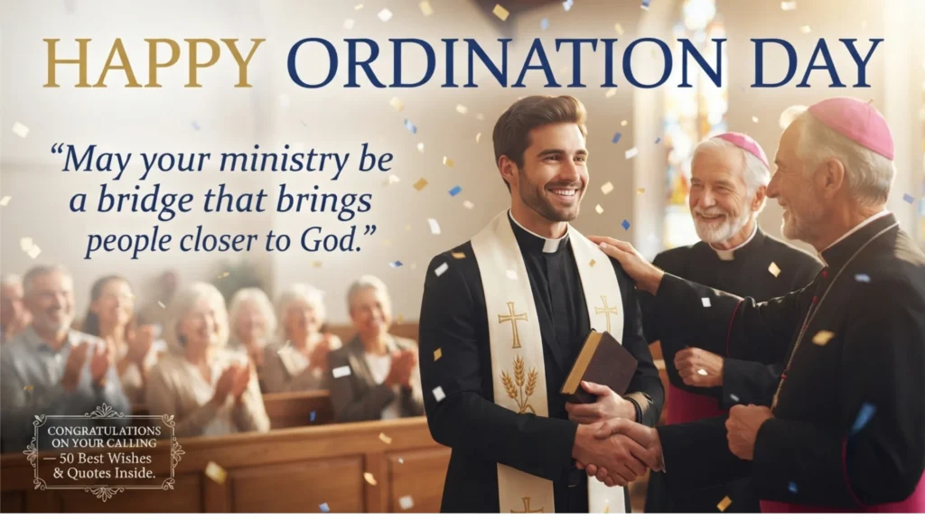 50 Best Happy Ordination Day Wishes and Quotes