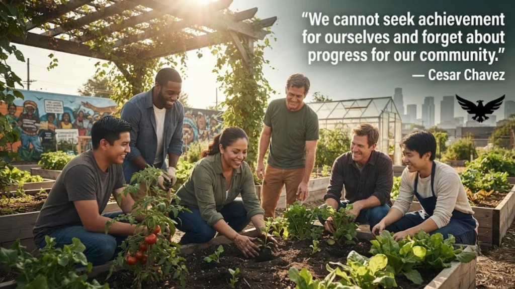 Cesar Chavez Quotes on Unity and Community