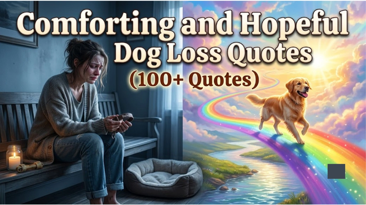 Comforting and Hopeful Dog Loss Quotes (100+ Quotes)
