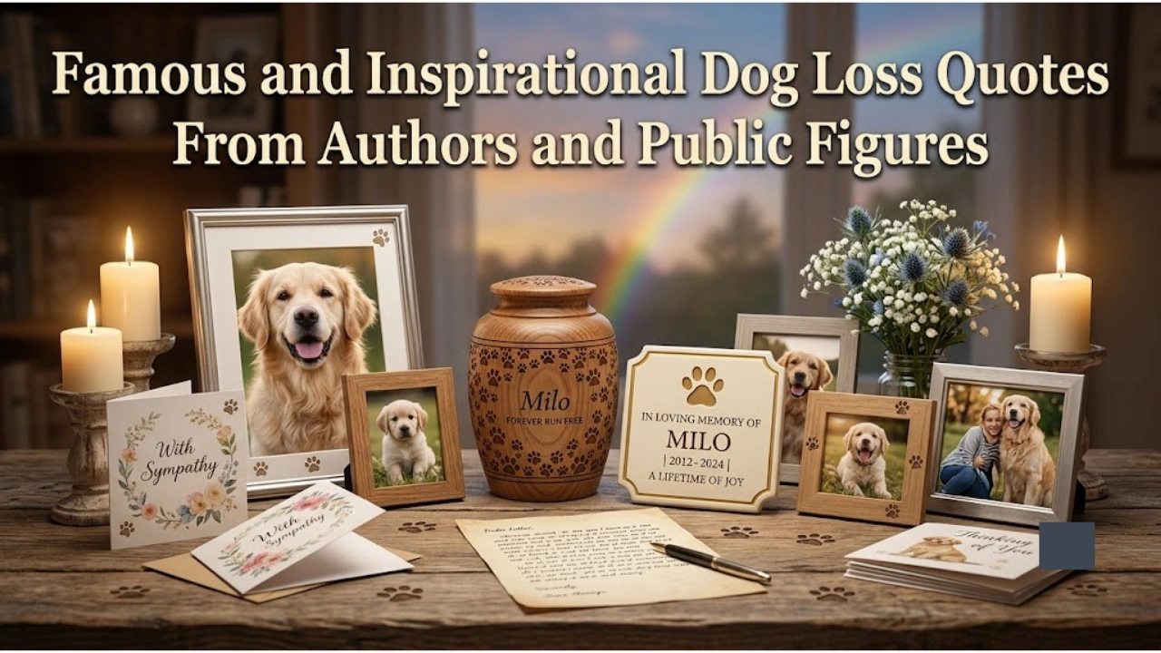 Famous and Inspirational Dog Loss Quotes From Authors and Public Figures