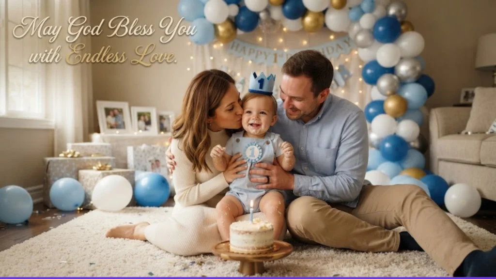 First Birthday Wishes for Baby Boy from Family