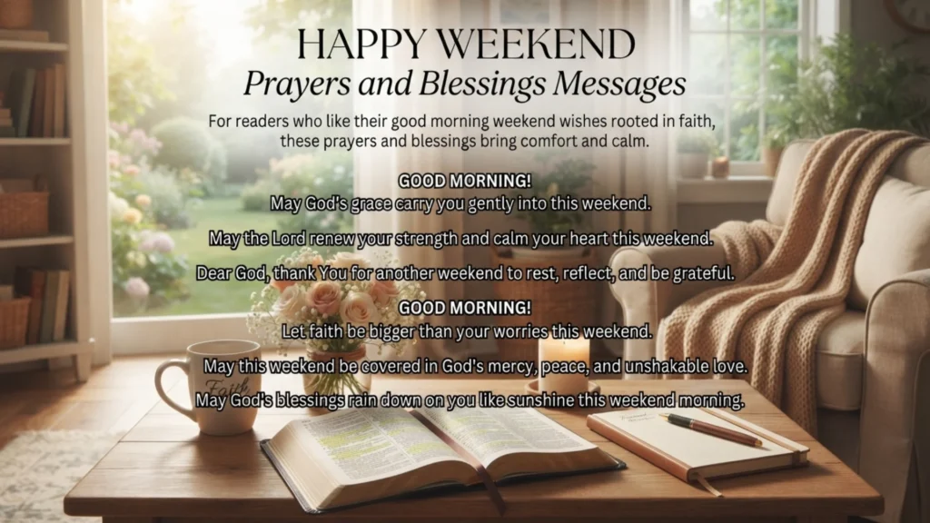 Happy Weekend Prayers and Blessings Messages
