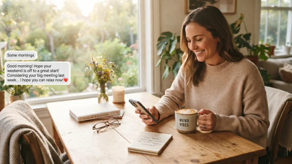 How to Send the Perfect Good Morning Weekend Wishes