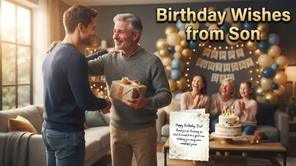 Short, Funny and One-Line Birthday Wishes for Dad