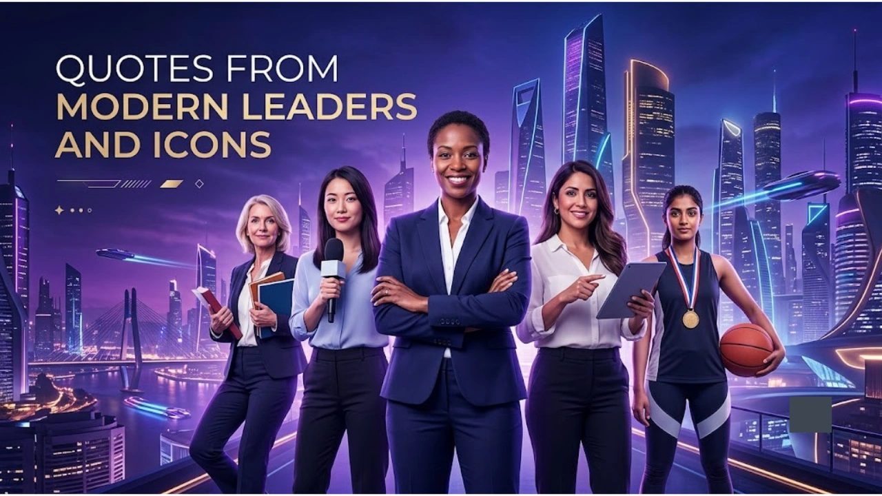 Quotes From Modern Leaders and Icons