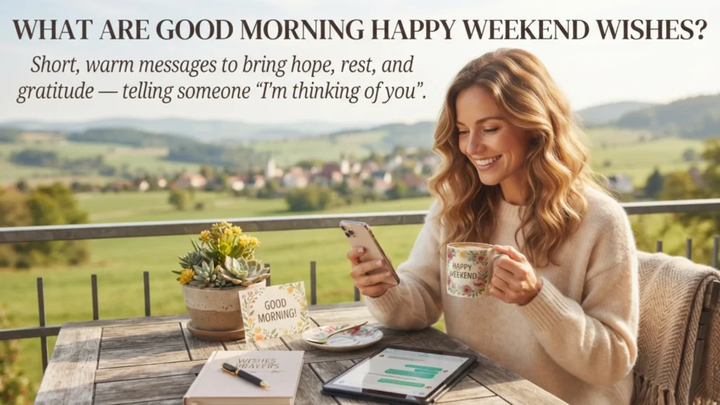 What Are Good Morning Happy Weekend Wishes?