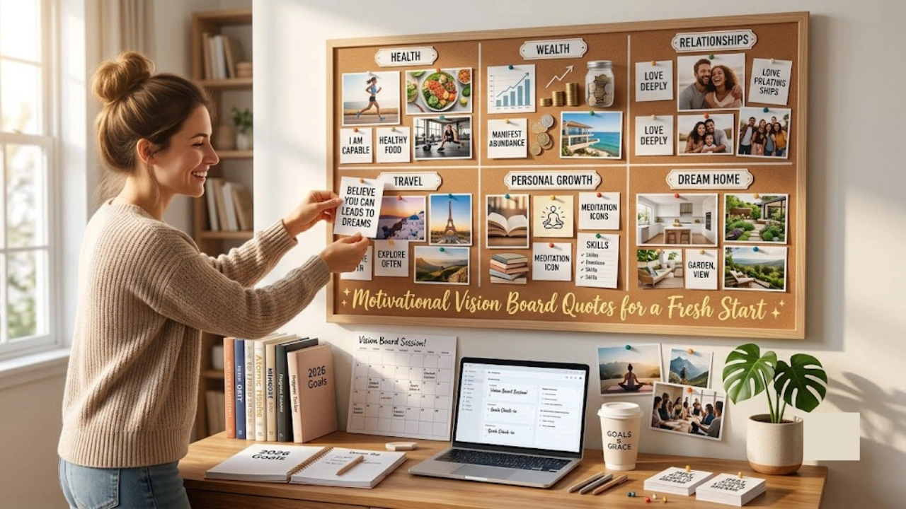 Motivational Vision Board Quotes for a Fresh Start Motivational Vision Board Quotes for a Fresh Start