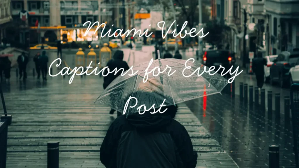 Best Miami Captions for Instagram (Short, Catchy & On-Point)