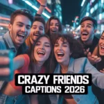 100+ Crazy Friends Captions for Instagram (2026 Edition)