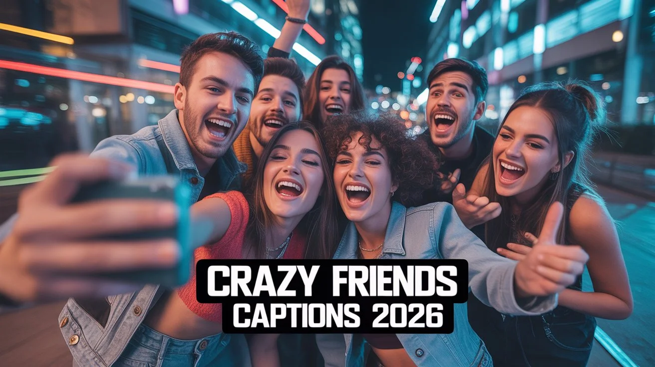 100+ Crazy Friends Captions for Instagram (2026 Edition)