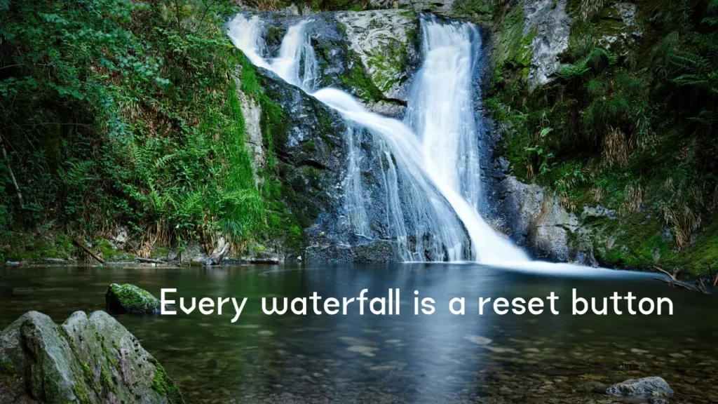 Aesthetic & Dreamy Waterfall Captions for Instagram