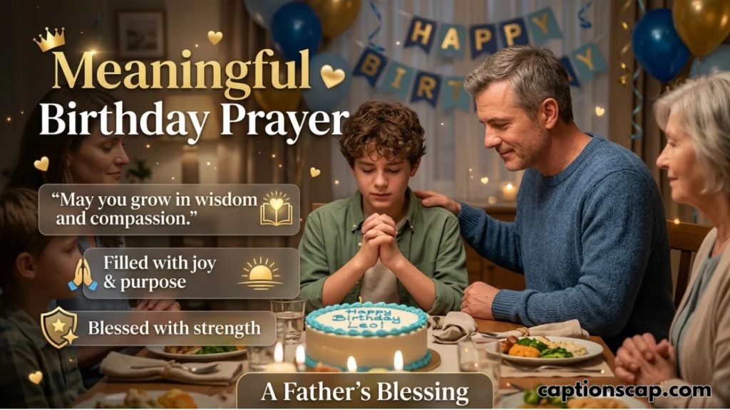 Meaningful Birthday Prayer for My Son Covering All Ages