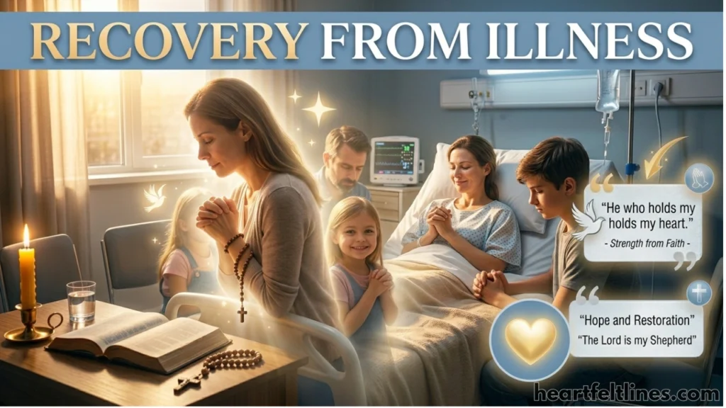 Healing Bible Verses to Pray Over Sickness and Recovery