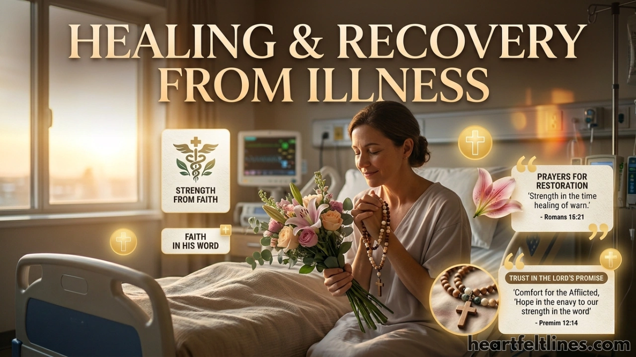55 Best Short Prayers for Healing and Recovery From Illness