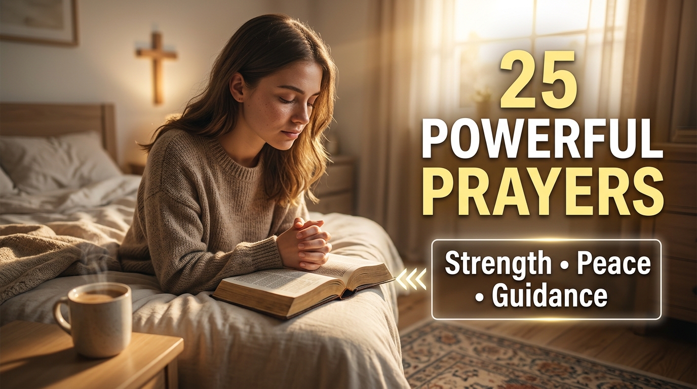 25 Powerful Prayers for Myself for Strength, Peace, and God's Daily Guidance
