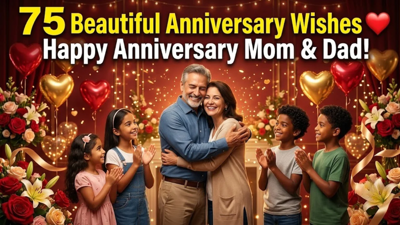 Best Anniversary Wishes for Parents from Children