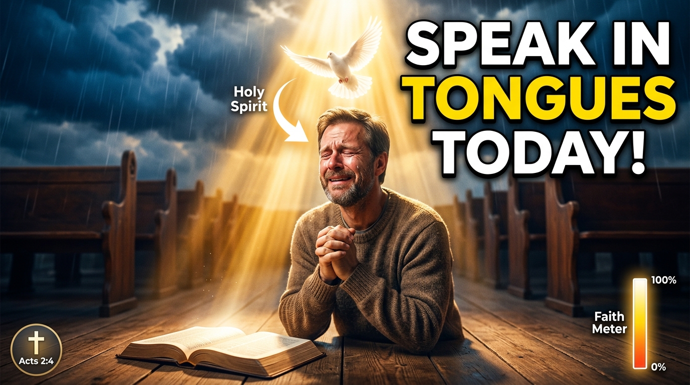 25 Powerful Prayers to Speak in Tongues and Receive the Holy Spirit Today
