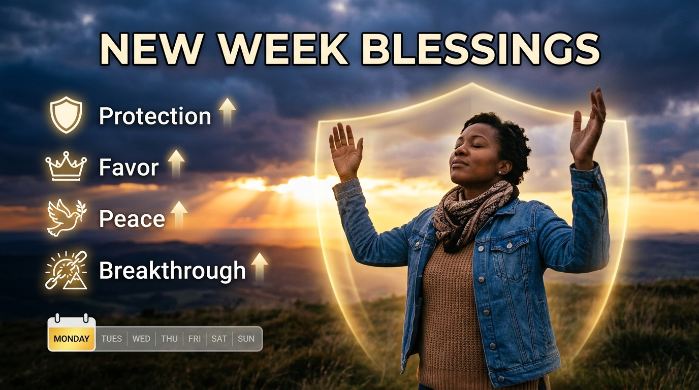 25 Powerful Prayers for a New Week of Blessings, Favor, and Divine Protection