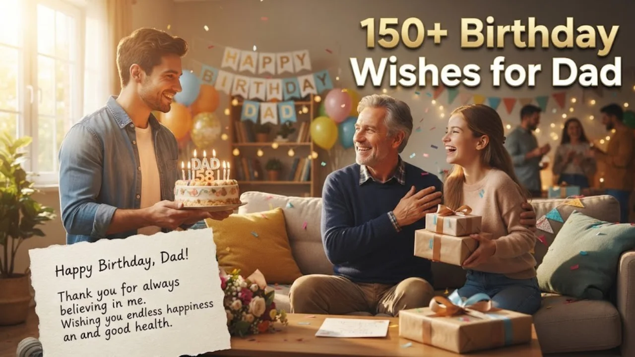 150+ Best Birthday Wishes for Dad to Make His Day Unforgettable