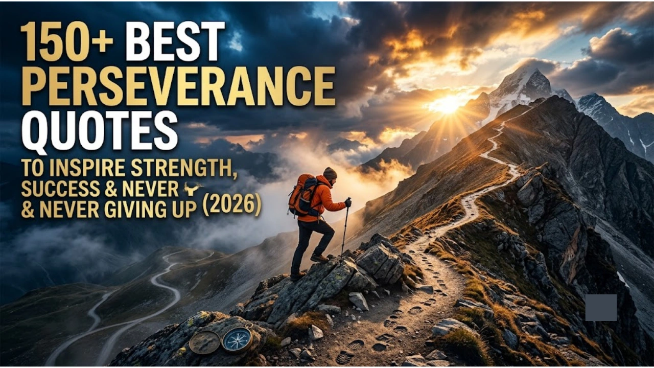 150+ Best Perseverance Quotes to Inspire Strength, Success & Never Giving Up (2026)