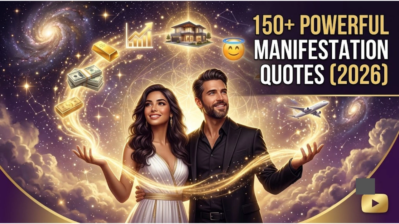 150+ Powerful Manifestation Quotes to Attract Abundance, Success & Positive Energy (2026)