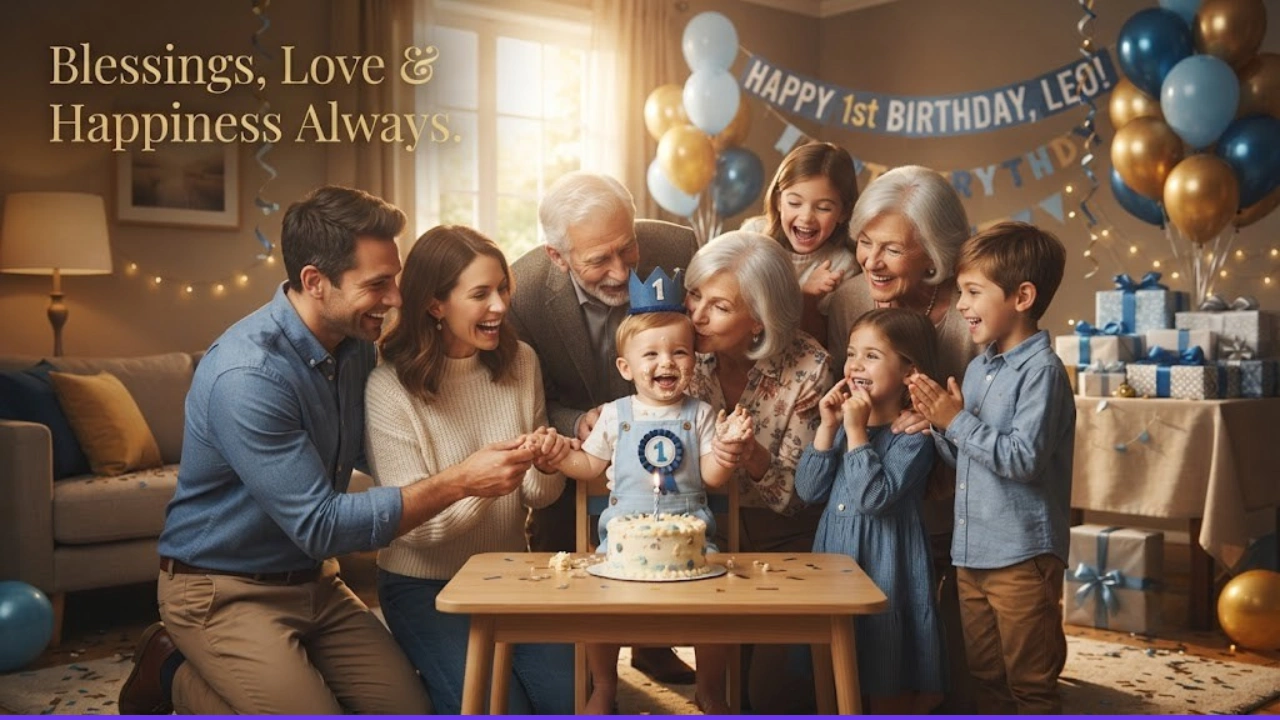 1st Birthday Wishes for Baby Boy