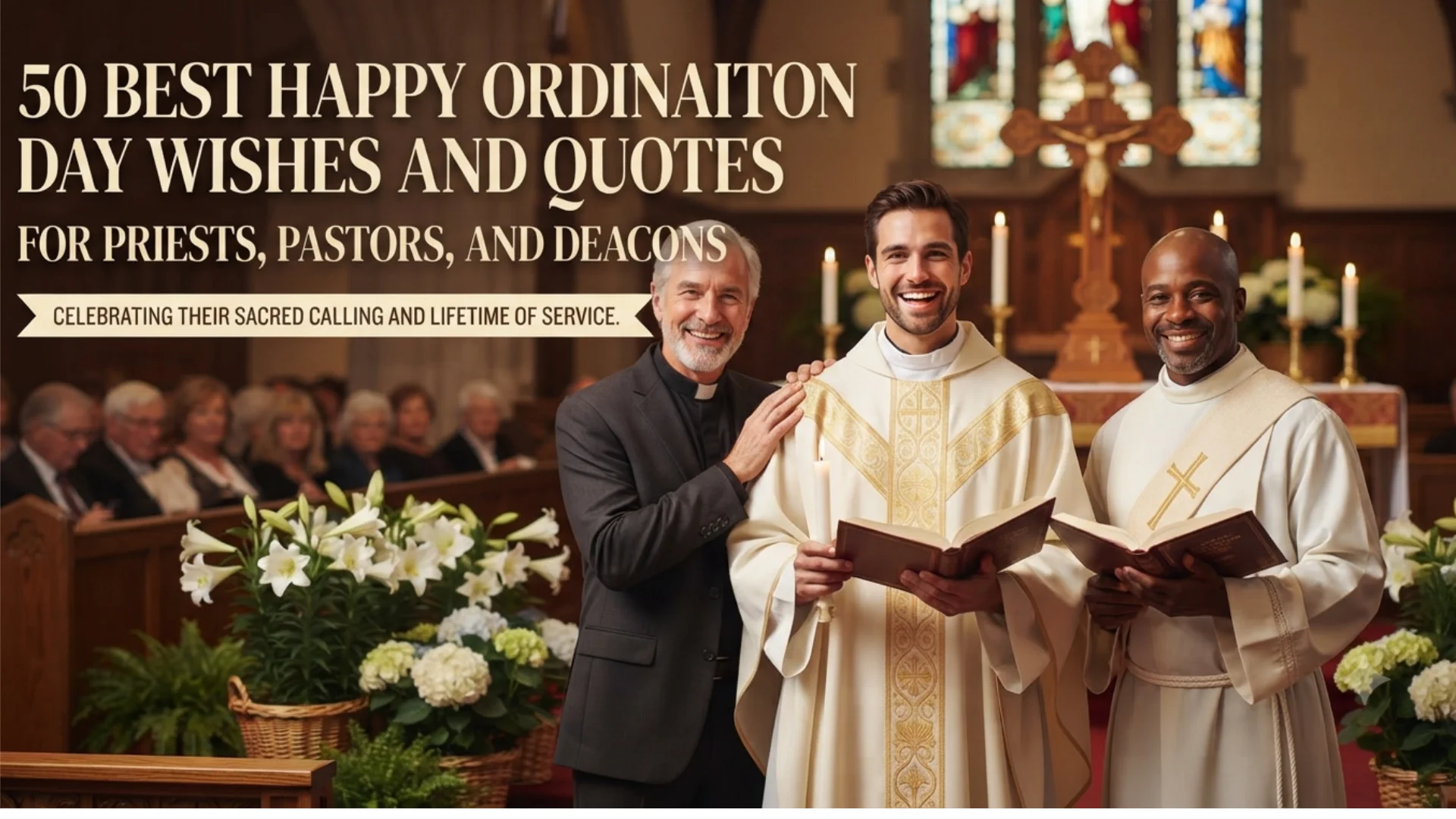 50 Best Happy Ordination Day Wishes and Quotes for Priests, Pastors and Deacons